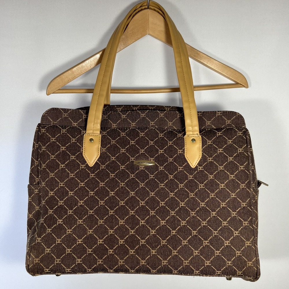 Pierre Cardin Vintage Travel Tote Carry on Bag 16"